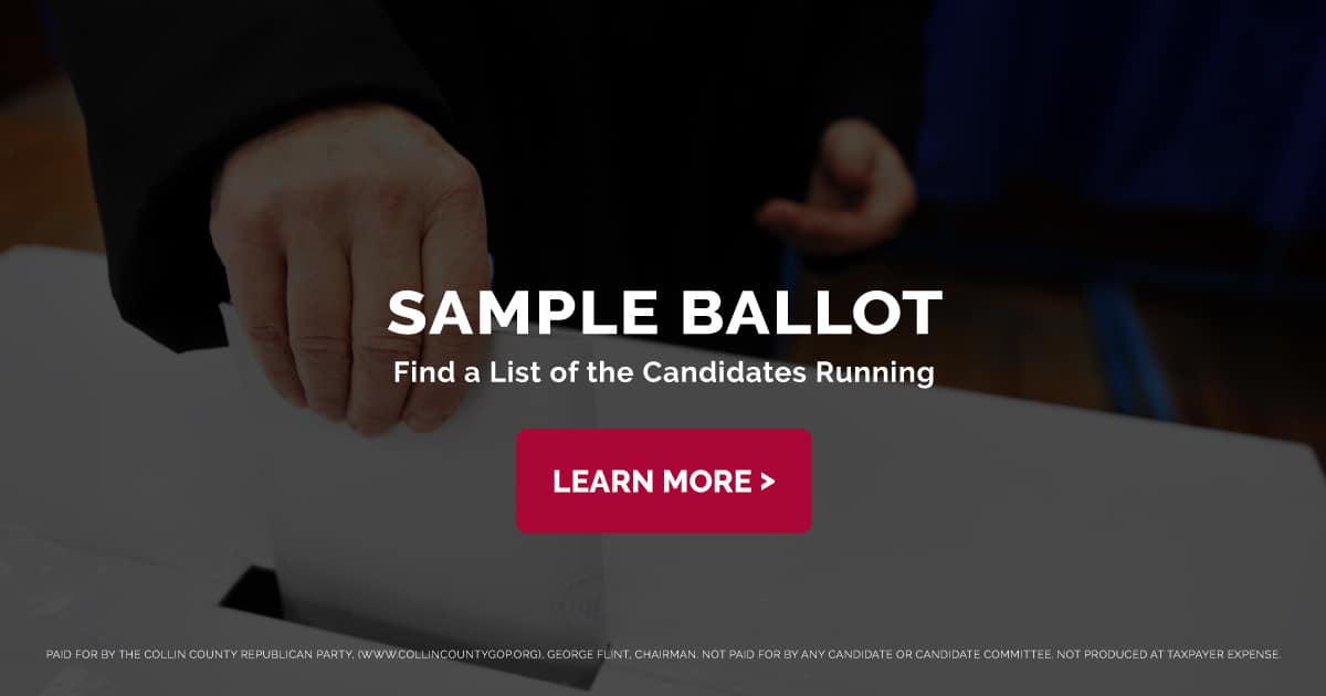 Collin County Sample Ballot 2023 Municipal & School Board Elections